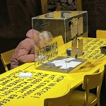 Gele tafel Amnesty